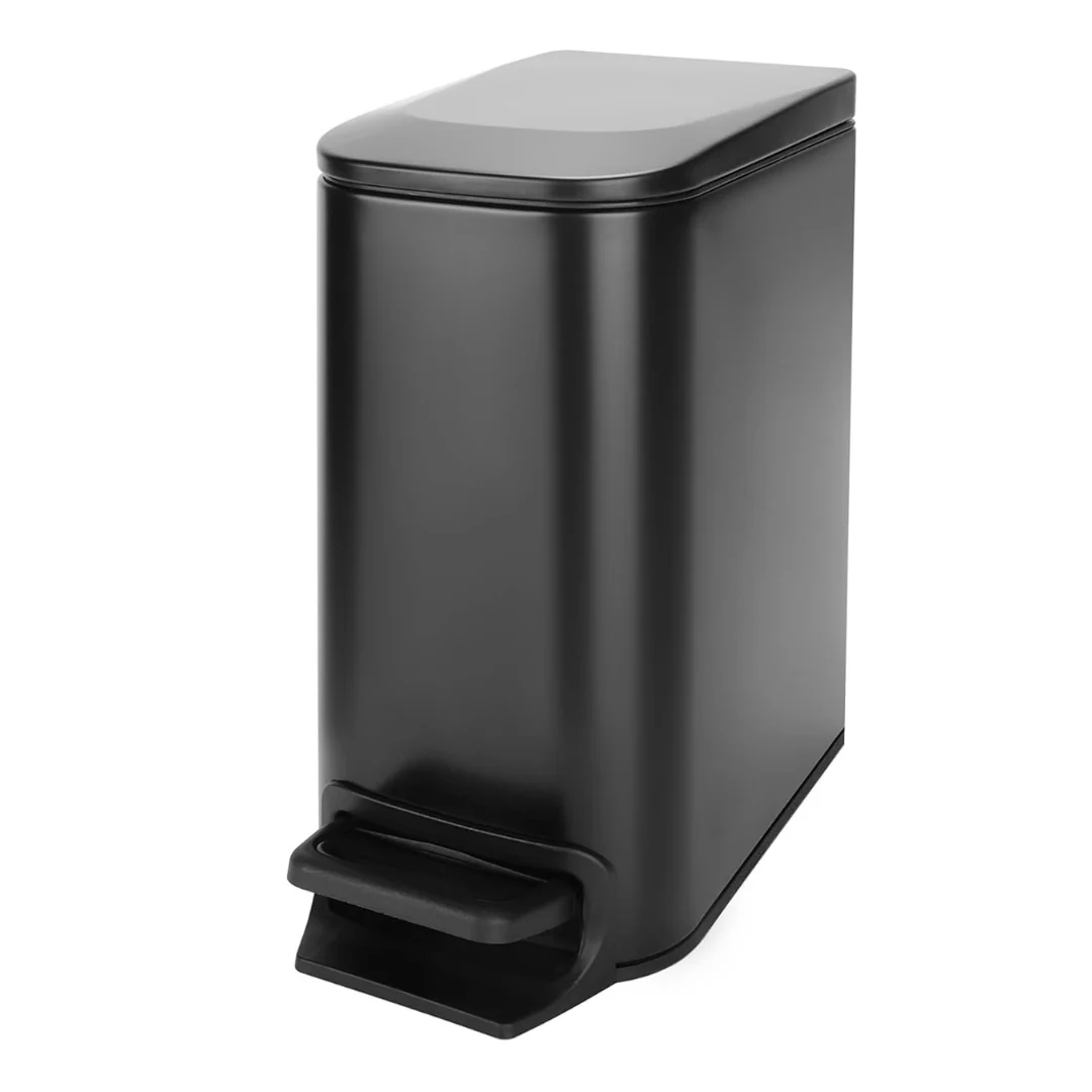 1.6-Gallon Cesun Stainless Steel Trash Can W/ Soft-Close Lid