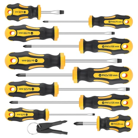 10-Piece Magnetic Screwdrivers Set