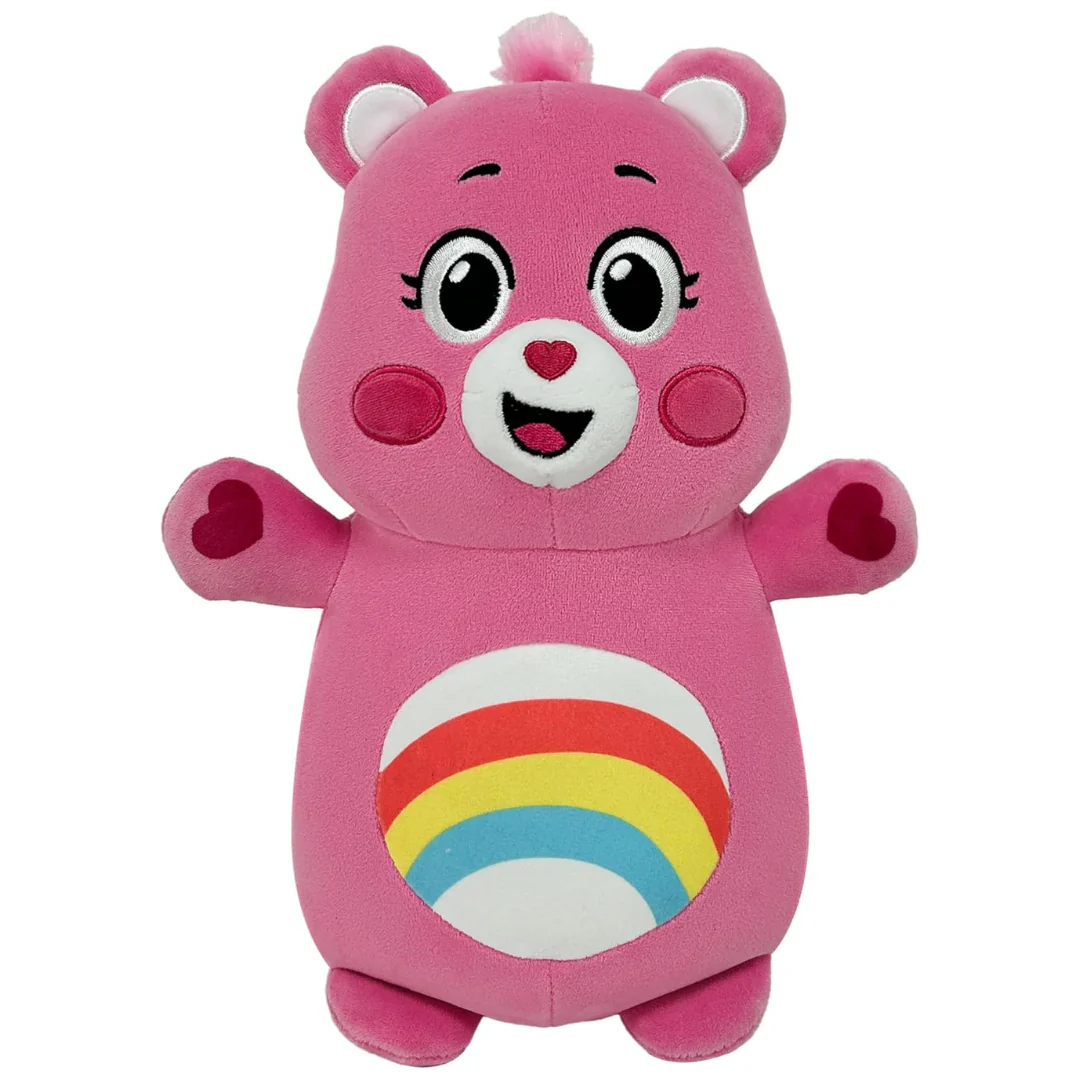 10" Squishmallows Care Bears Cheer Bear Plush
