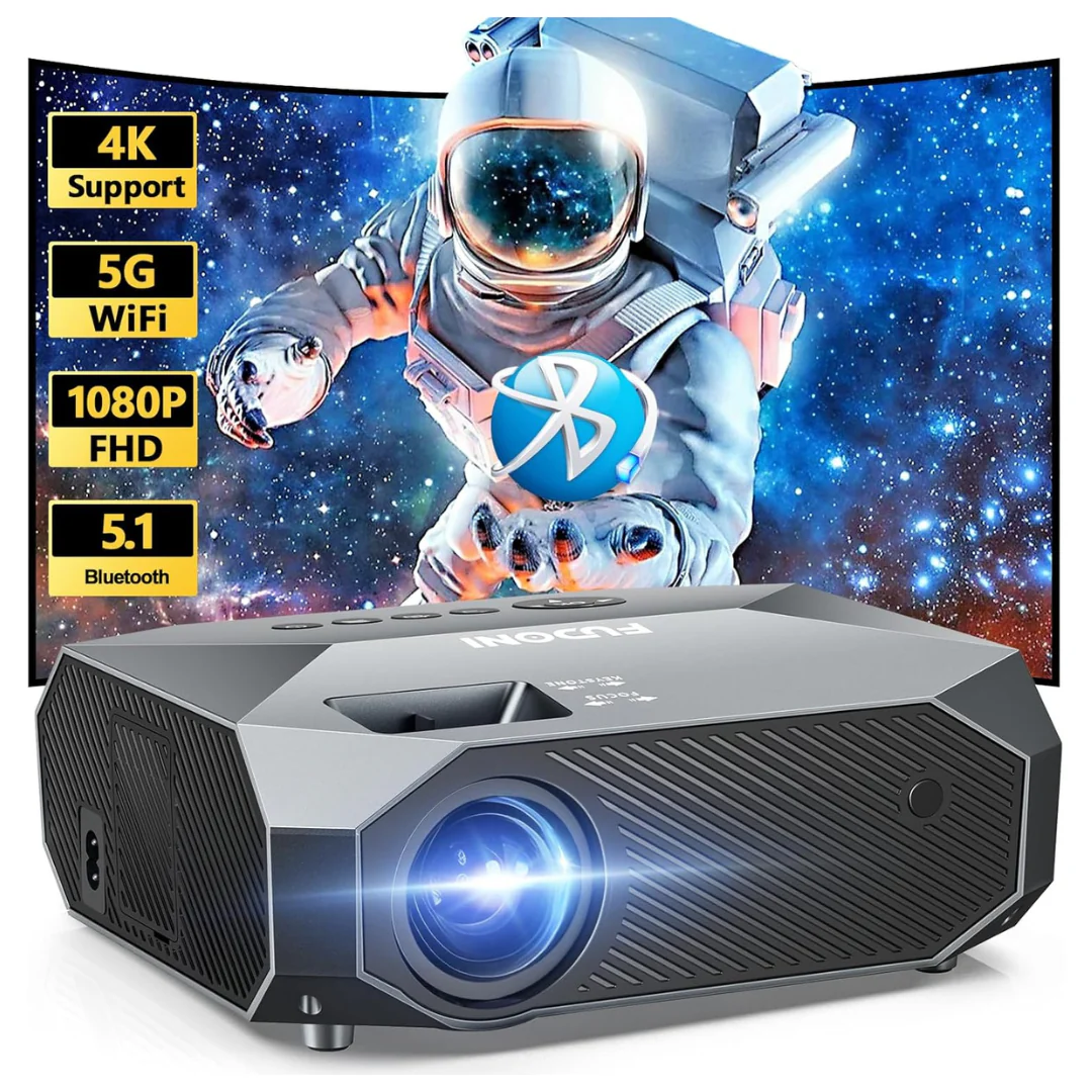 10000L Native 1080P 4K Supported Bluetooth Projector