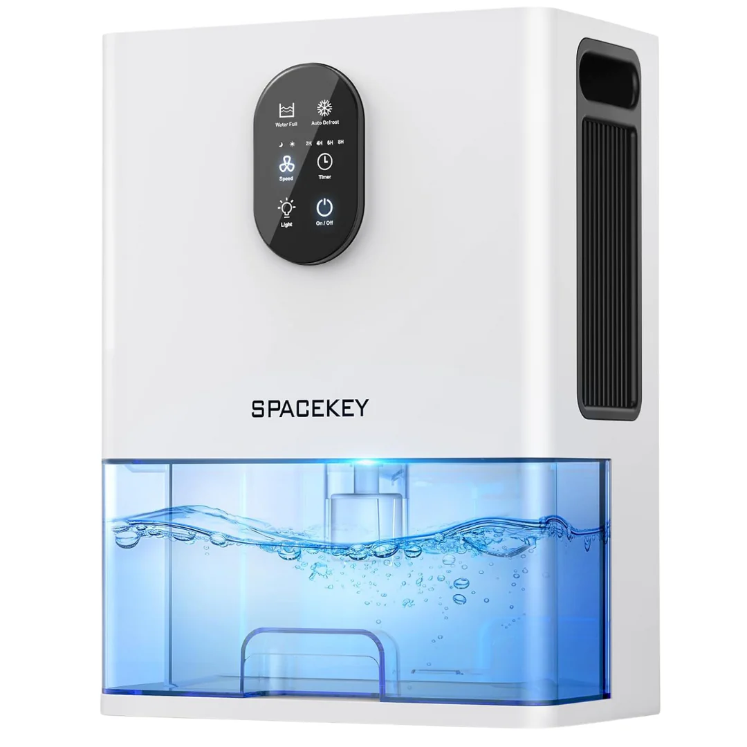 106-Oz Water Tank Quiet Dehumidifier W/ 7 Colors LED Light (1000 Sq.Ft)