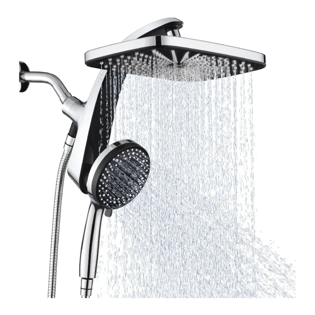 12" High Pressure Rain Shower Head W/ Handheld Spray Combo