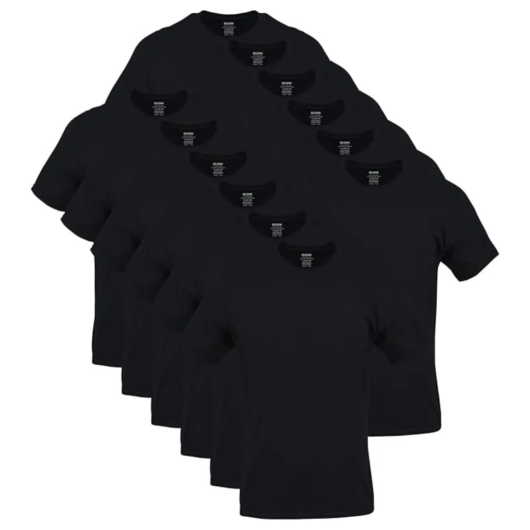 12 Pack Gildan Men's Crew T-Shirts