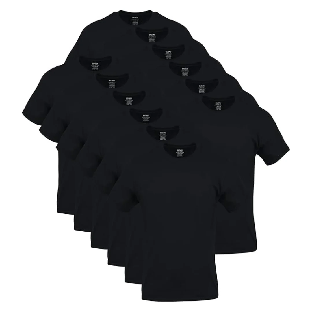 12-Pack Gildan Men's Crew T-Shirts
