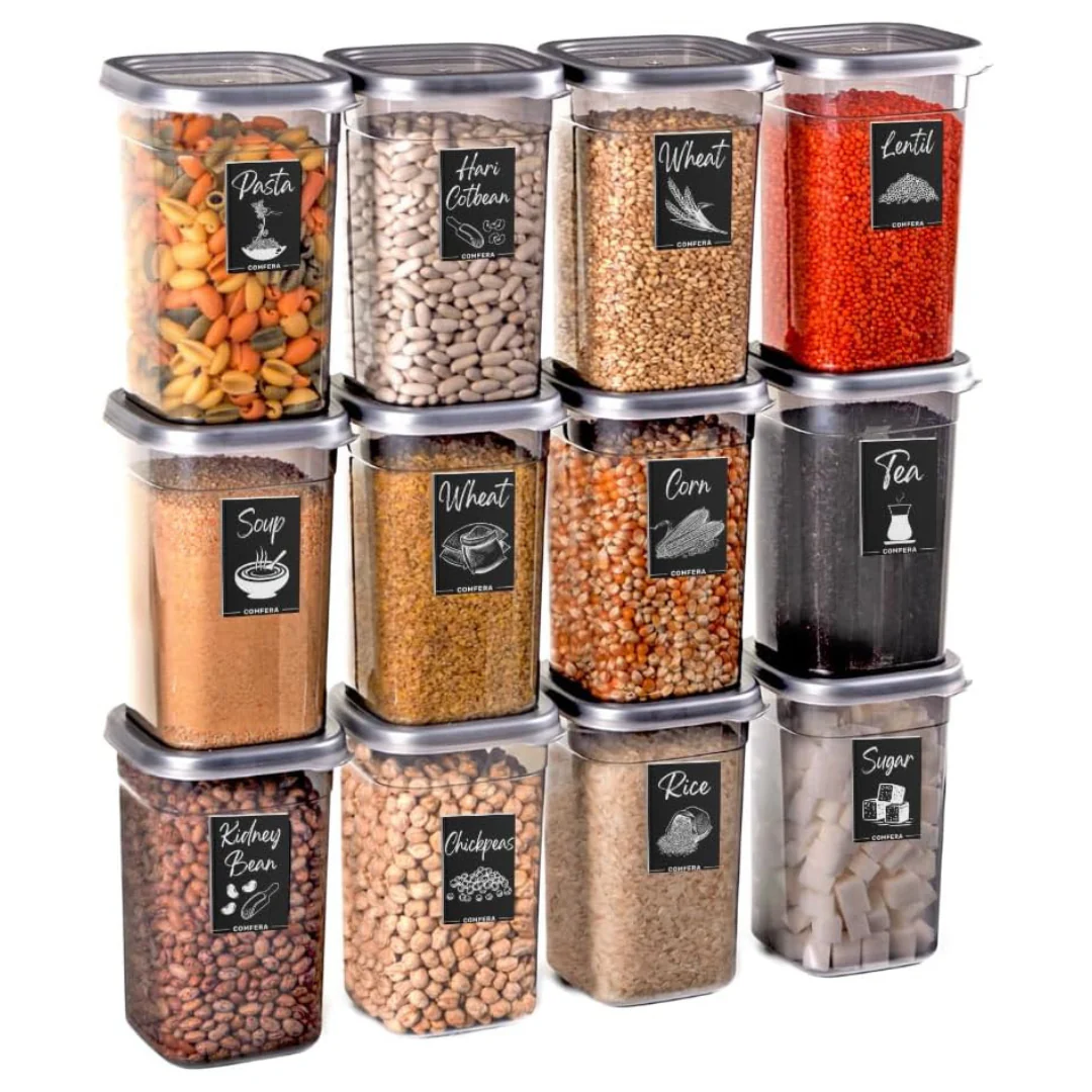 12-Piece Comfera 40oz Food Storage Containers With Lids