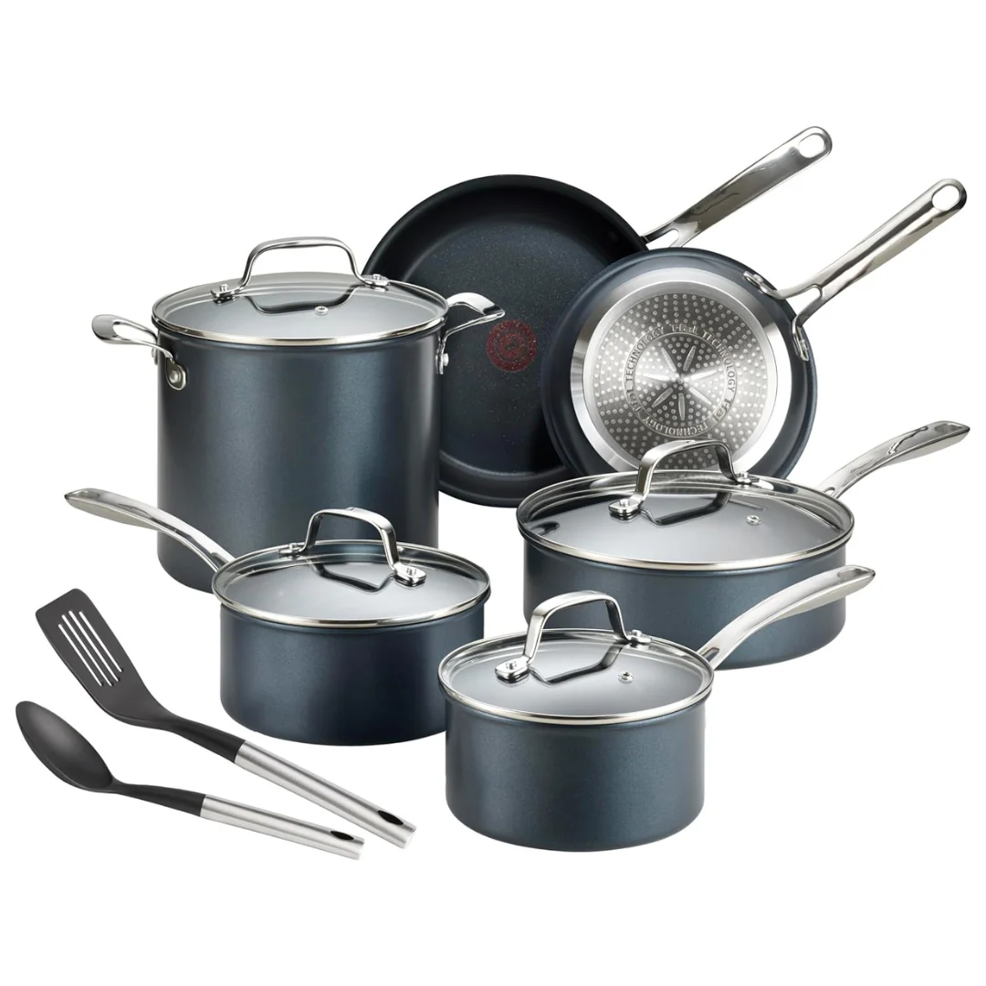 12-Piece T-fal Platinum Non Stick Cookware Set