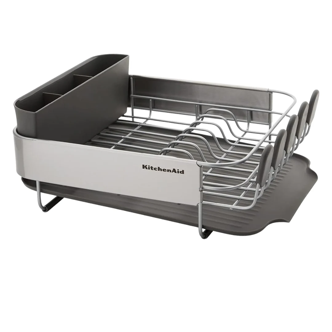 16.06" KitchenAid Compact Space Saving Rust Resistant Dish Rack