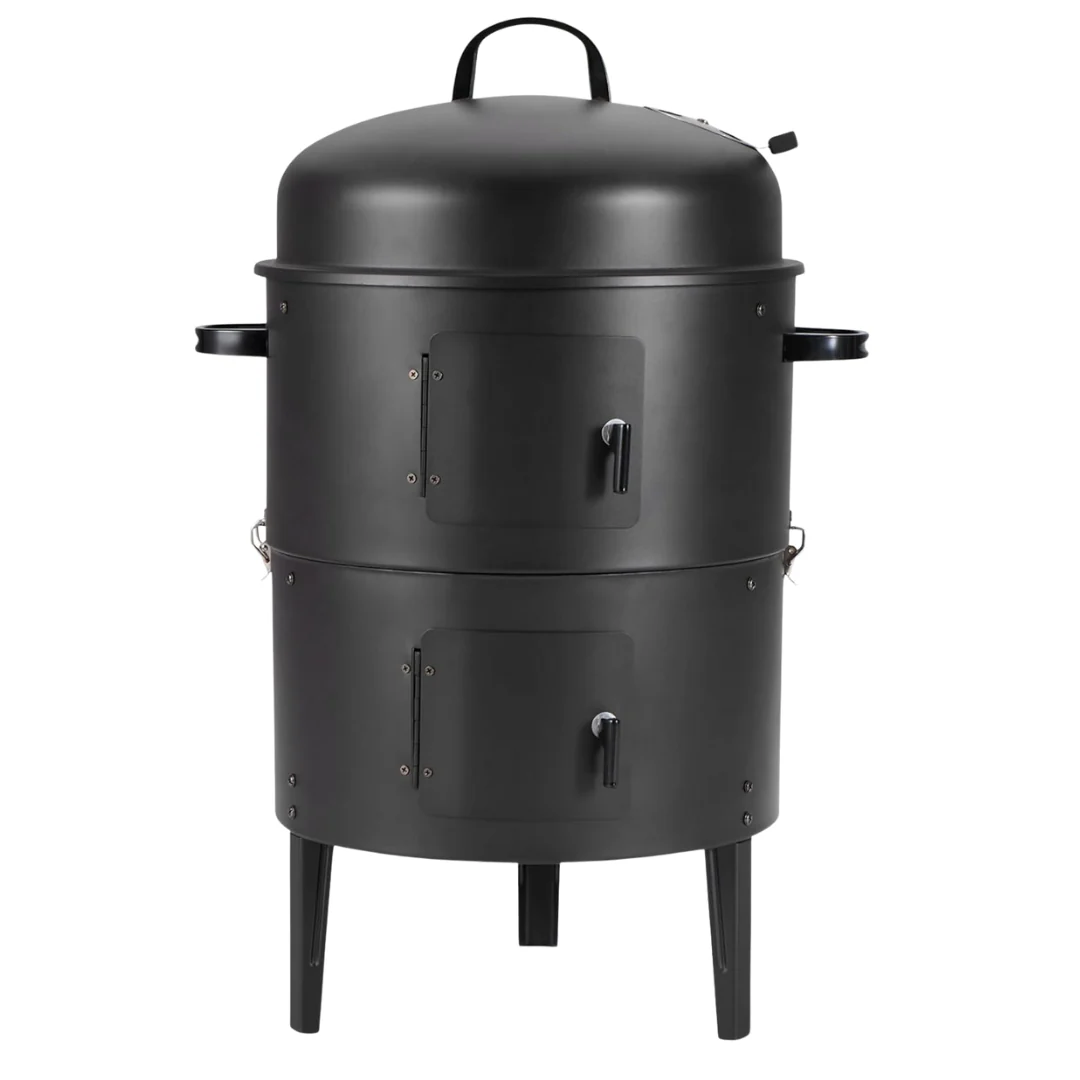 16'' Amazon Basics Vertical Charcoal Outdoor Smoker & BBQ Grill