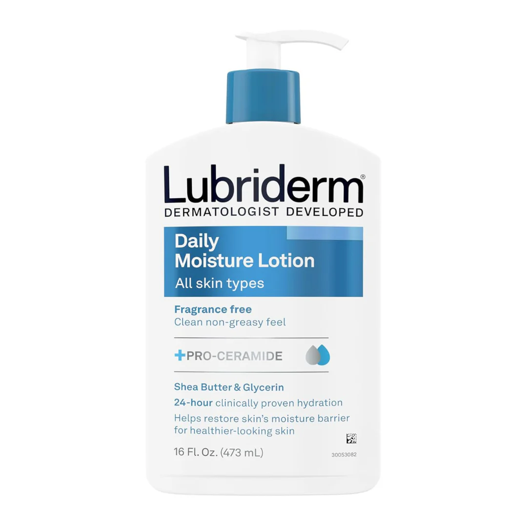16-Oz Lubriderm Fragrance Free Daily Moisture Lotion + Pro-Ceramide