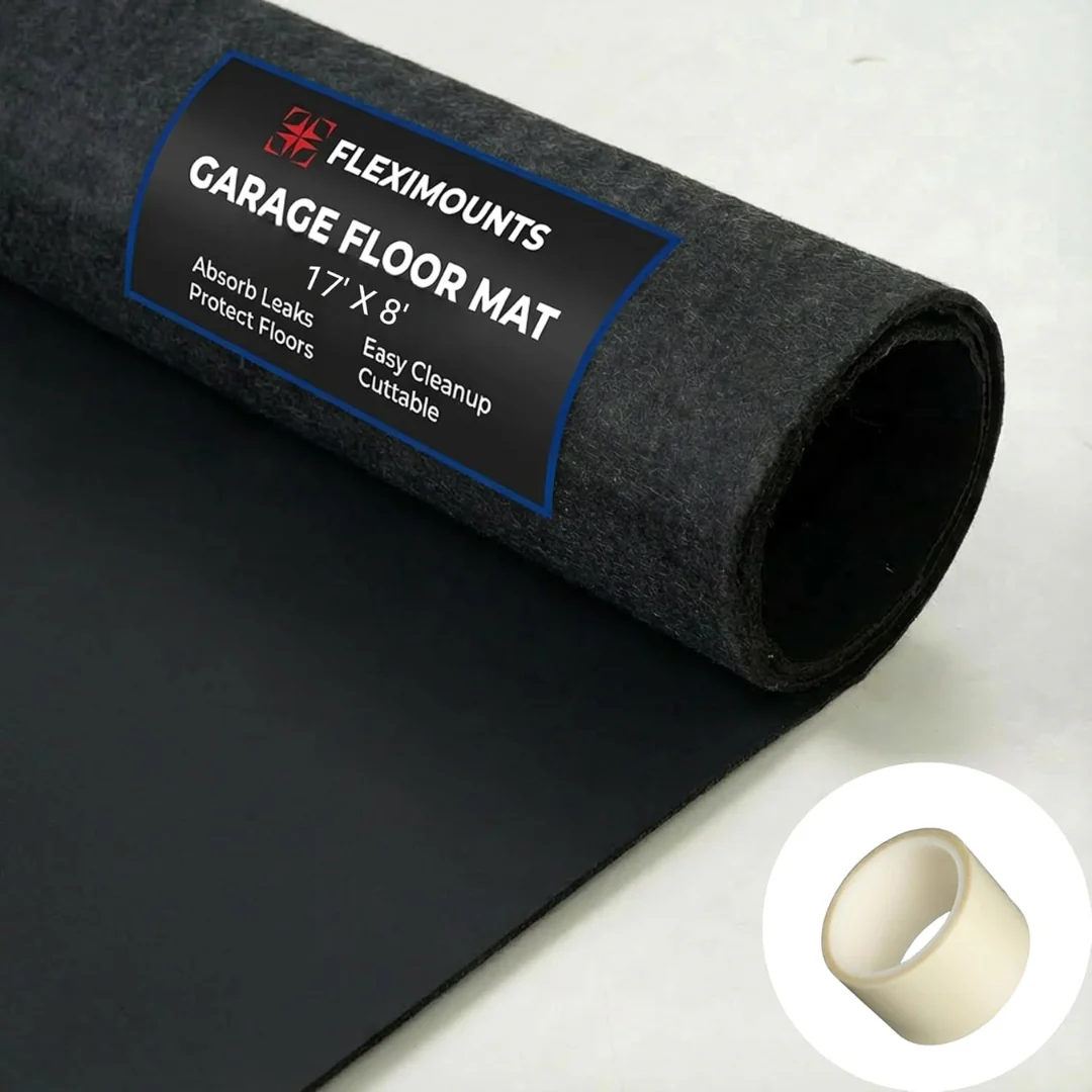 17' x 8' Fleximounts Waterproof Garage Floor Mat