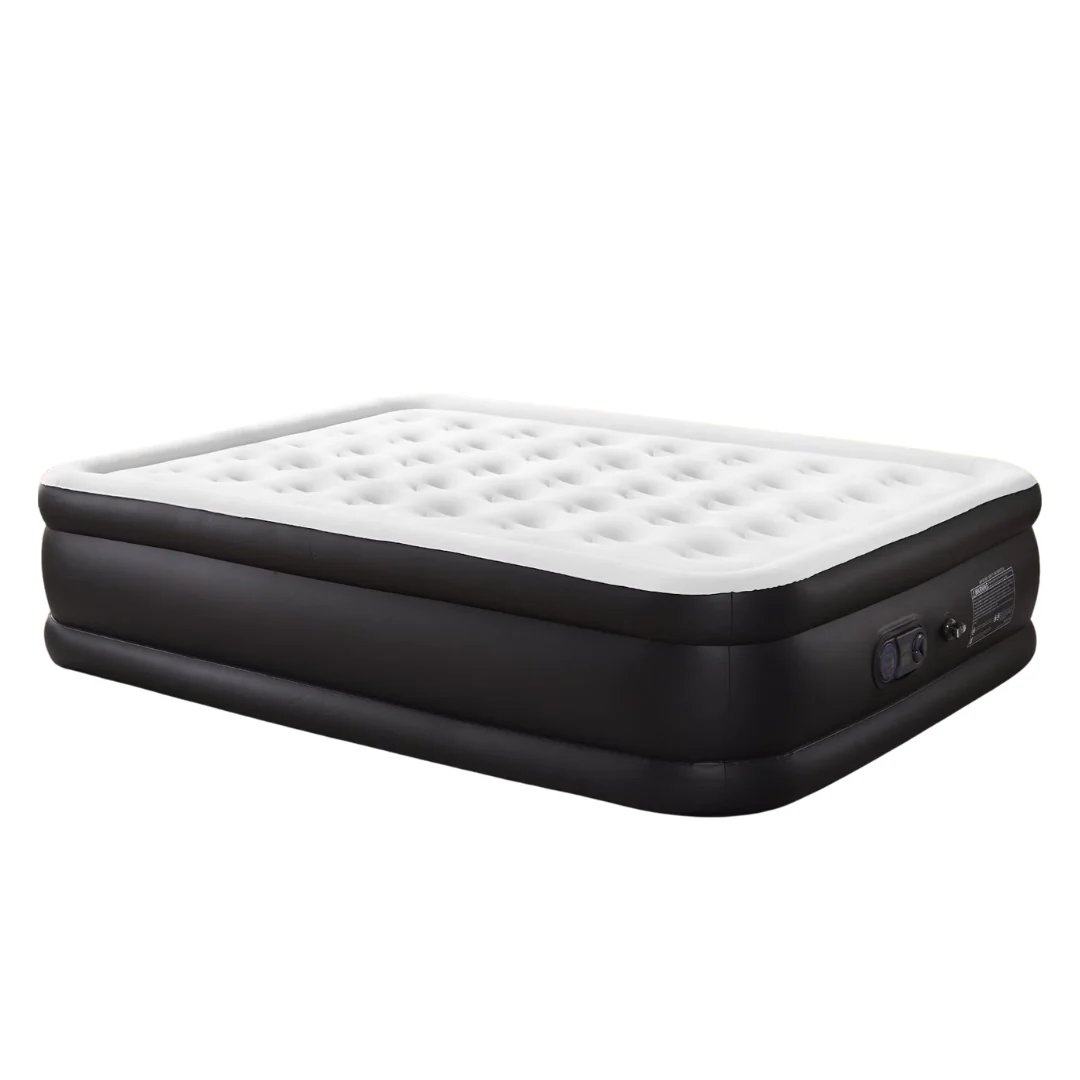 18'' Queen Air Mattress Inflatable Bed With Built-In Pump