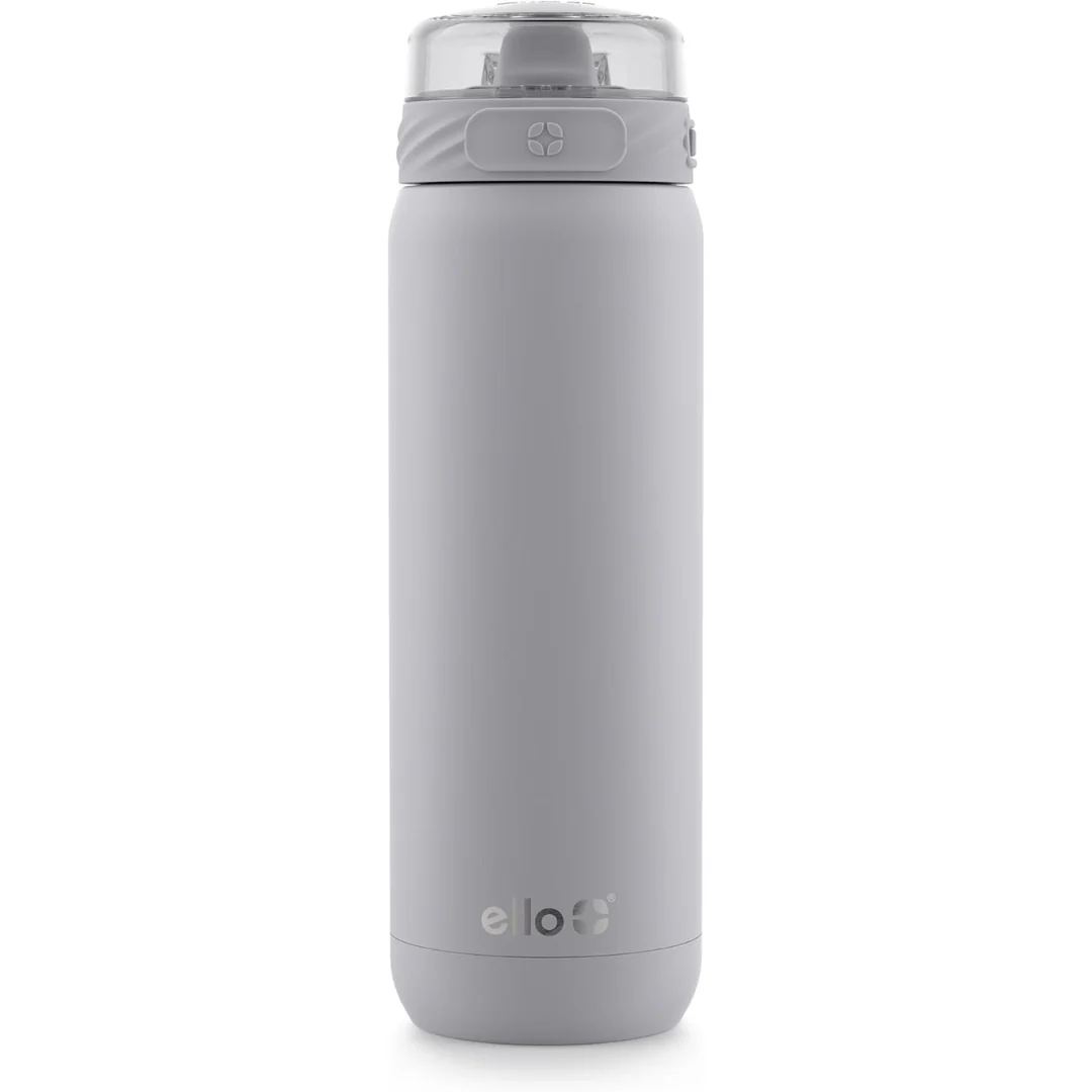 18oz Ello Cooper Kids Stainless Steel Water Bottle w/ Straw & Carry Handle