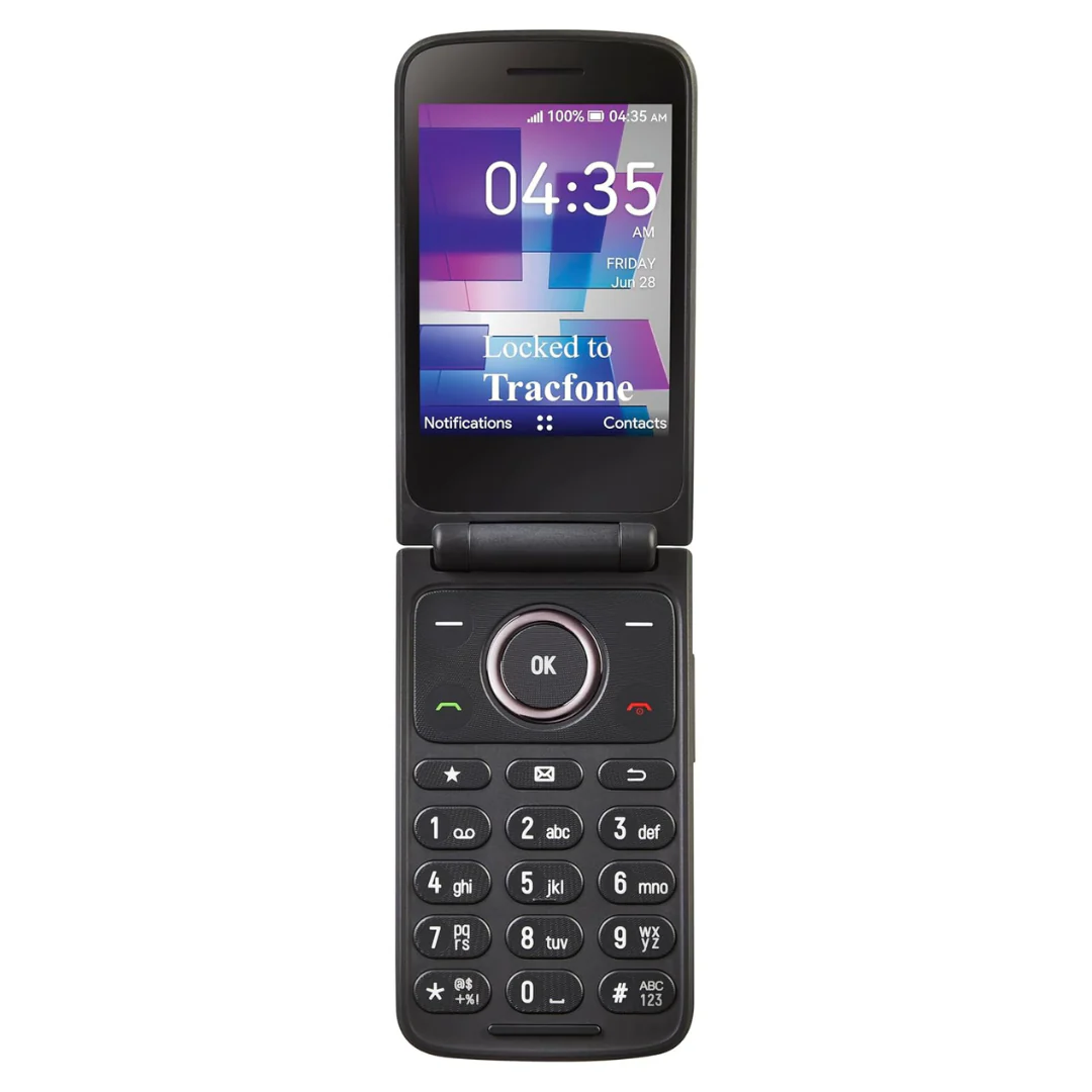 1GB Tracfone TCL FLIP 3 4G Flip Prepaid KaiOS 3.1 Smartphone