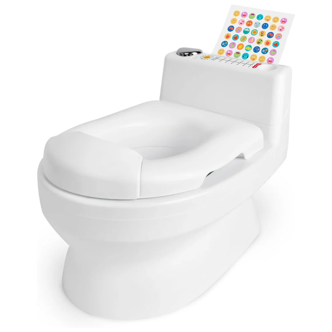 2-In-1 Potty Trainer With Flushing Sounds And Splash Guard