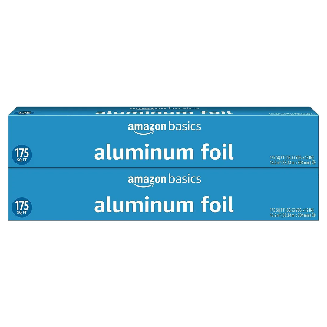 2-Pack Amazon Basics 175 Sq. Ft. Aluminum Foil