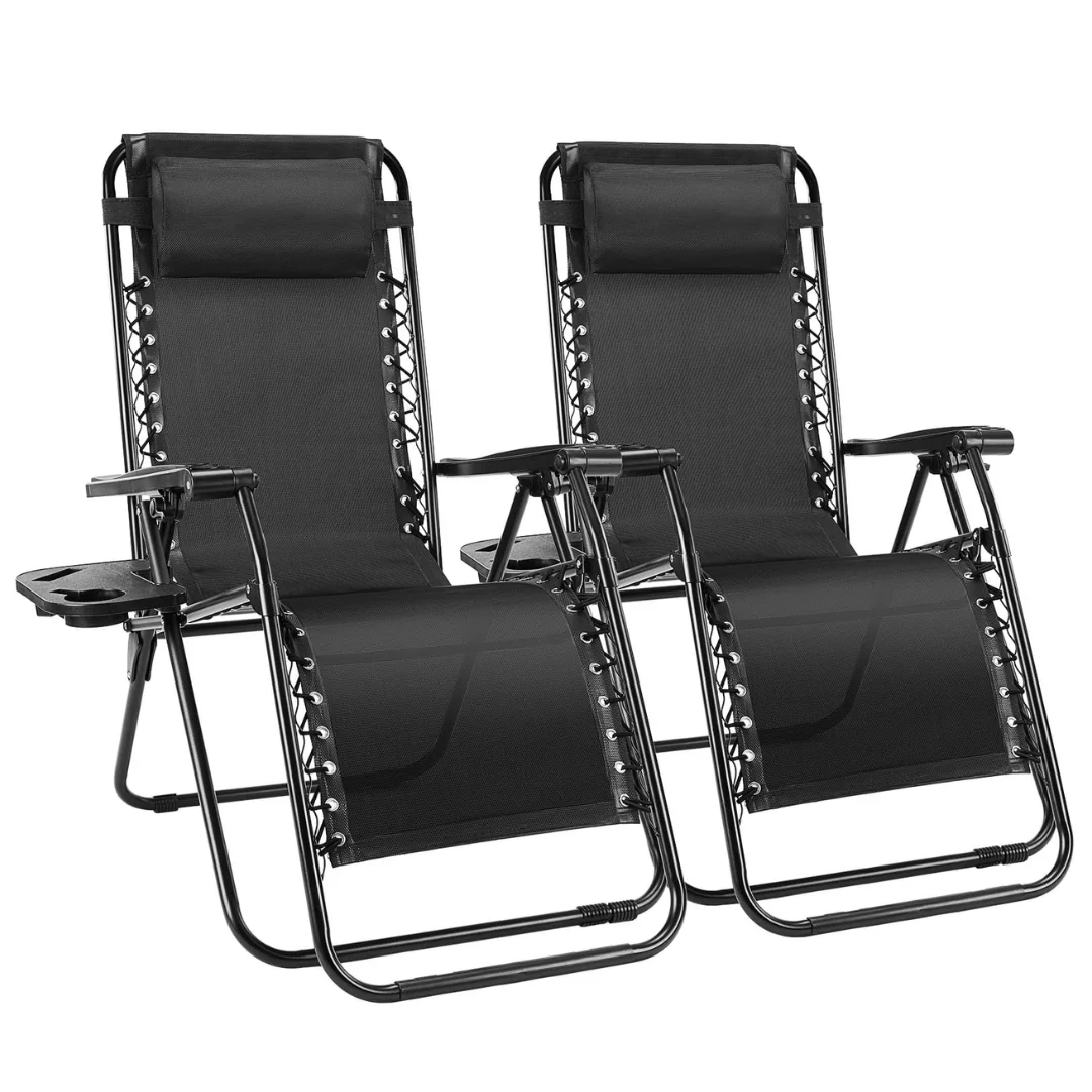 2-Pack EDX Outdoor Zero Gravity Lounge Chair (2 Colors)