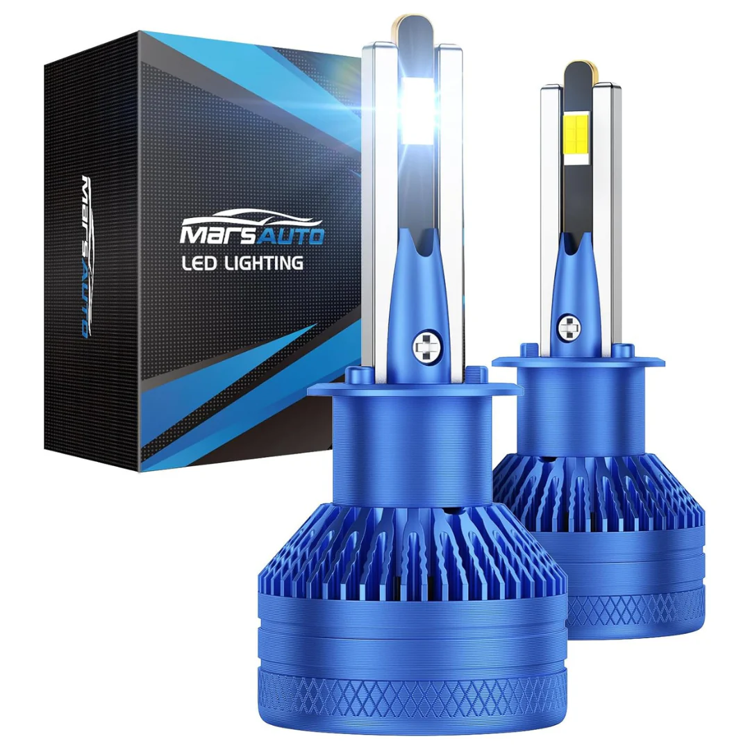 2-Pack H1 60000 LM 1200% Brighter 6500K Halogen Headlight Bulb