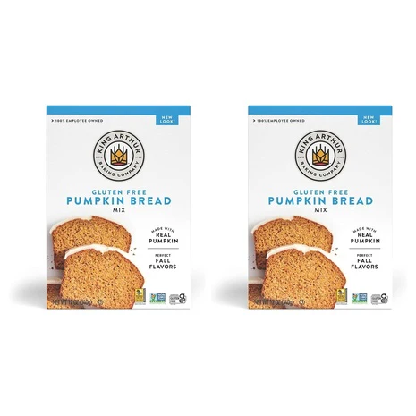 2-Pack King Arthur Gluten-Free Pumpkin Bread & Muffin Mix