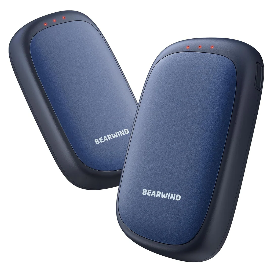 2-Pack Rechargeable Electric Hand Warmers with AI Chips (2 Colors)