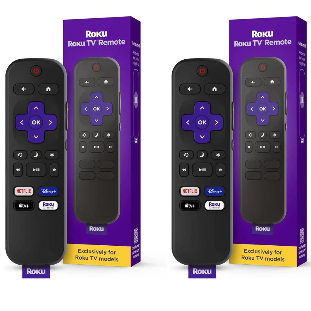 2-Pack Roku TV Replacement Remote Control