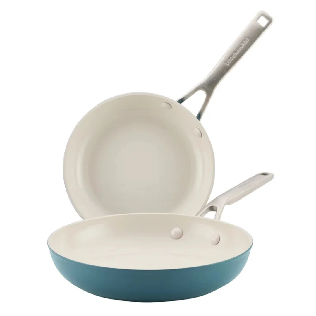 2-Piece KitchenAid Ceramic Induction Nonstick Frying Pans/Skillet Set