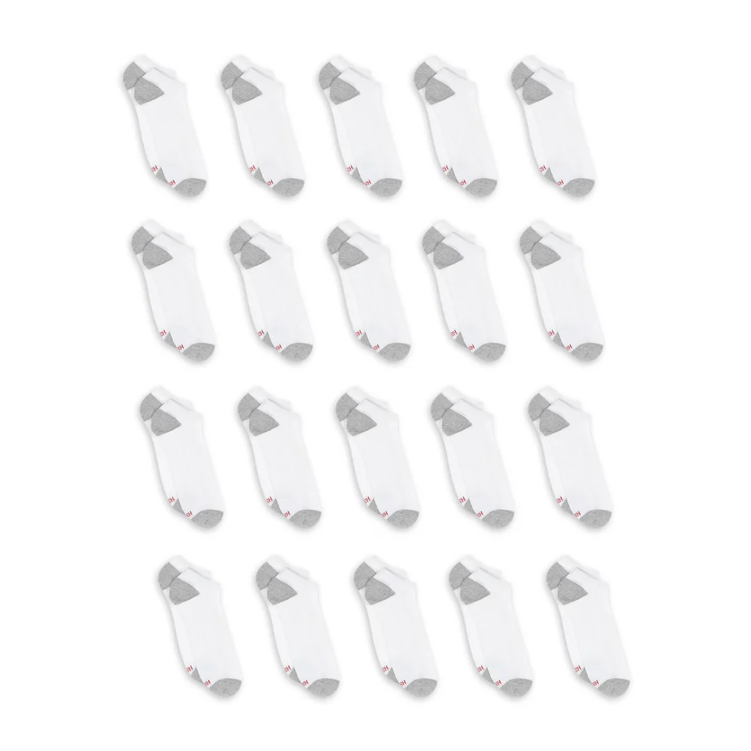 20-Pack Hanes Men's Comfort Super Value Socks (2 Colors)