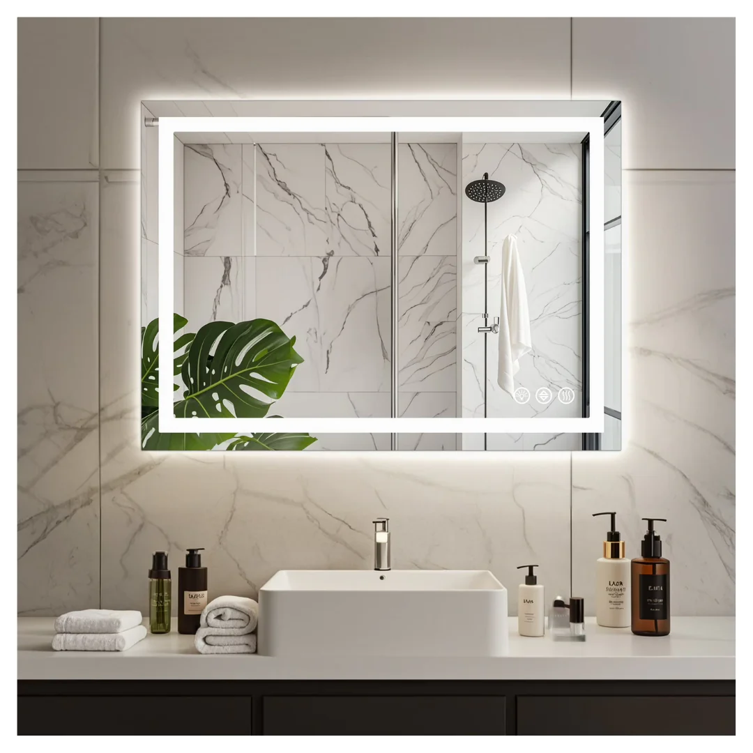 20" x 28" Lighted Anti-Fog LED Bathroom Vanity Mirror