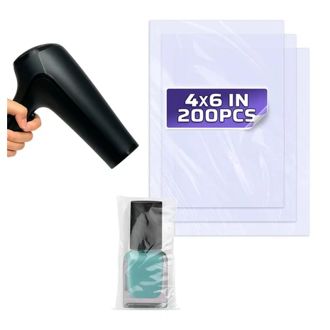 200 Heat Shrink Wrap Bags (4x6)