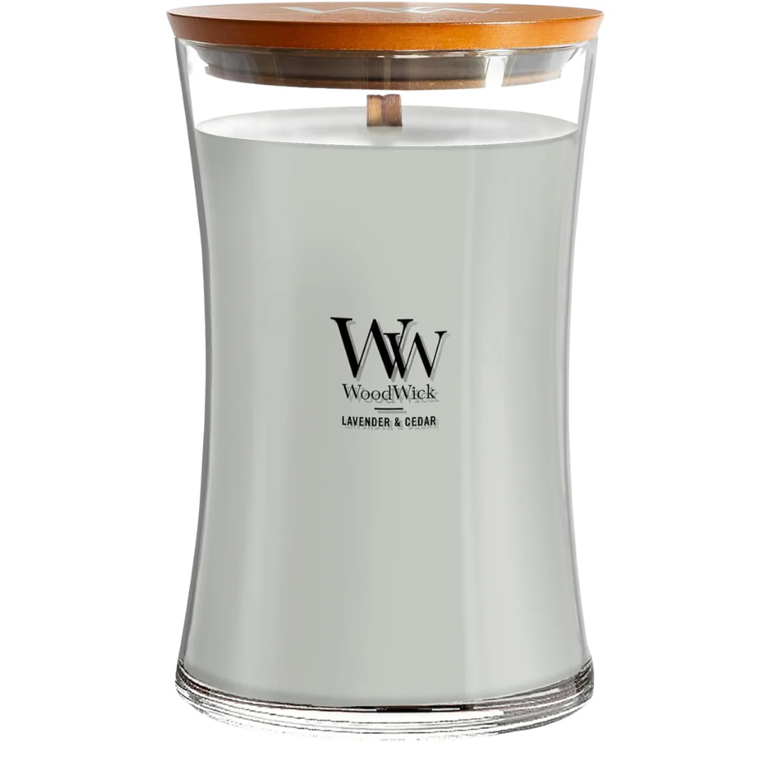 21.5-Oz WoodWick Lavender & Cedar Holiday Candle