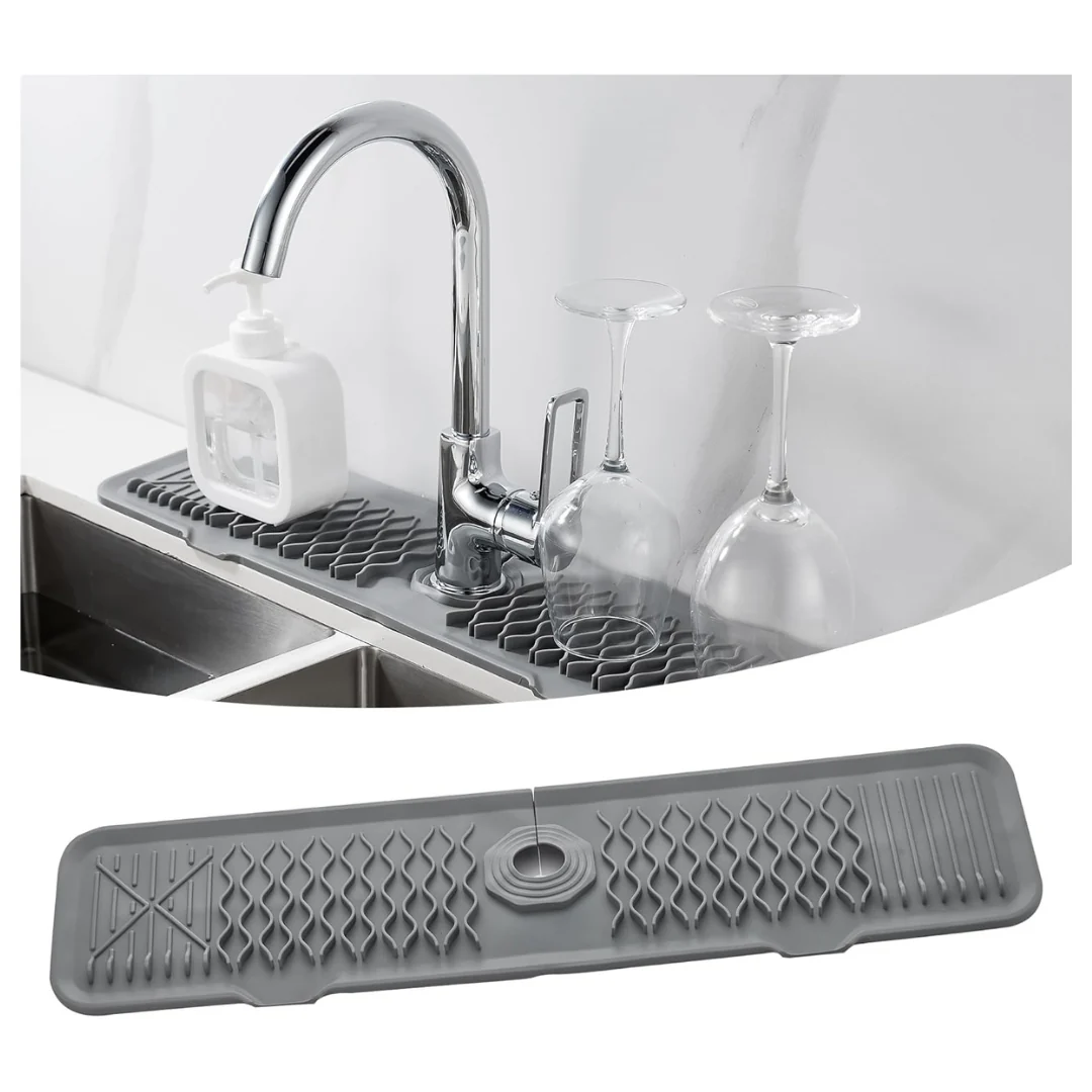 24 Inch Silicone Splash Sink Guard Drying Mat