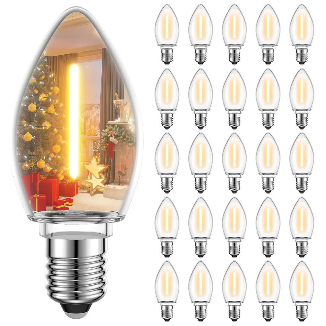 25-Pack Gluroo LED Night Light Bulbs
