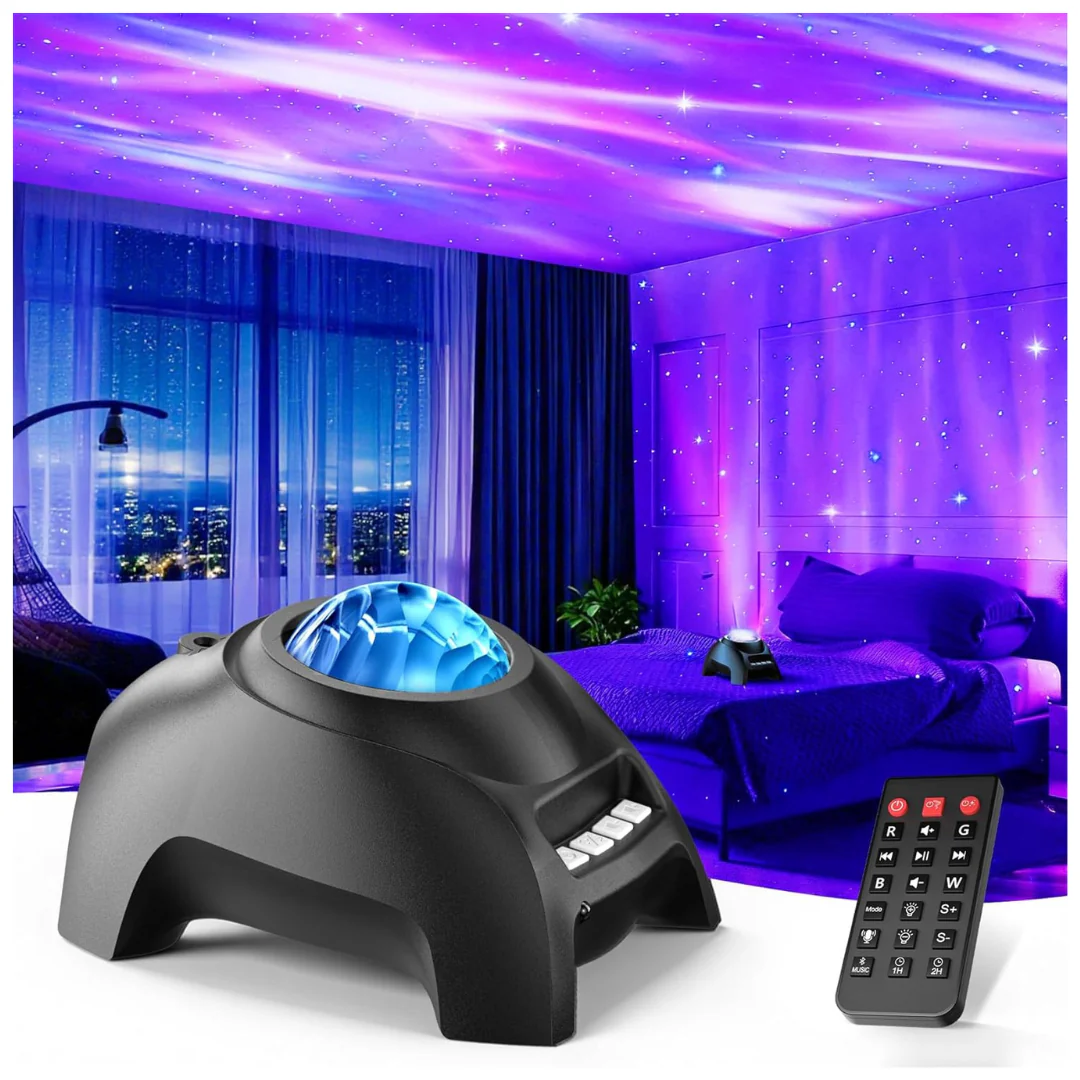 3-In-1 Northern Galaxy Light Aurora Star Projector
