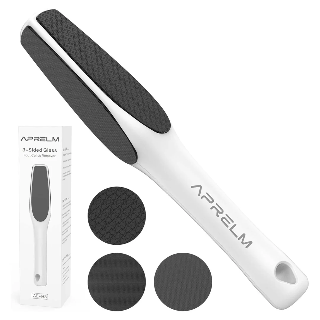 3-in-1 Professional 3-Sided Glass Foot Callus Remover (2 Colors)