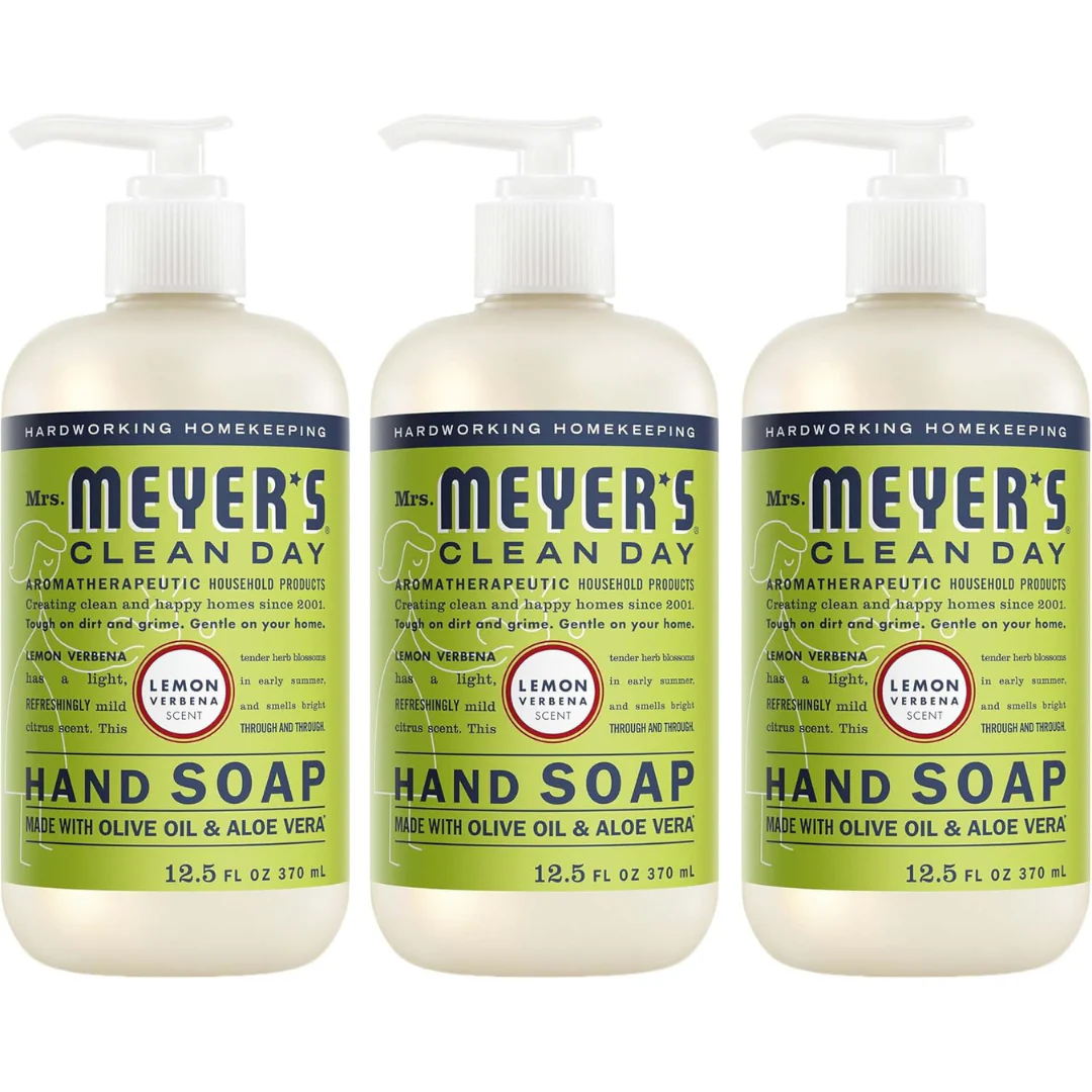 3-Pack 12.5-Oz Mrs. Meyer's Clean Day Liquid Hand Soap Bottle (Lemon Verbena)