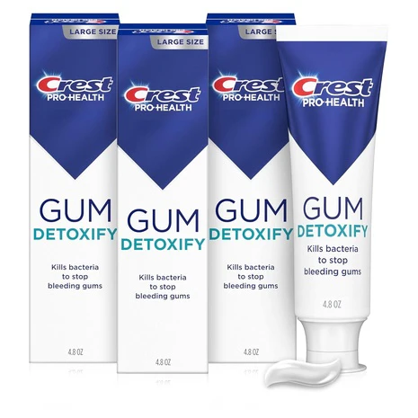 3-Pack 4.8oz Crest Pro-Health Gum Detoxify Deep Clean Toothpaste