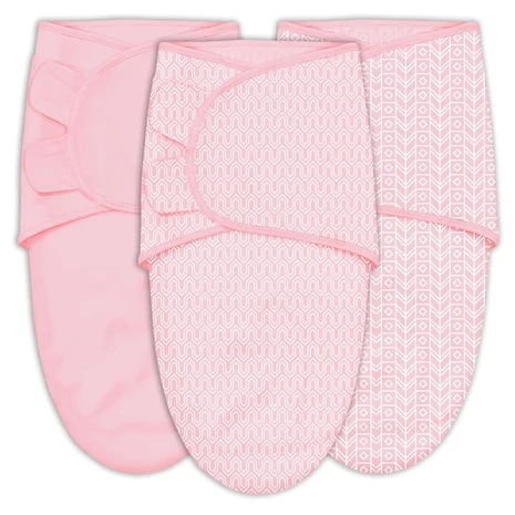 3-Pack Baby Swaddle Sleep Sacks (5 Colors)