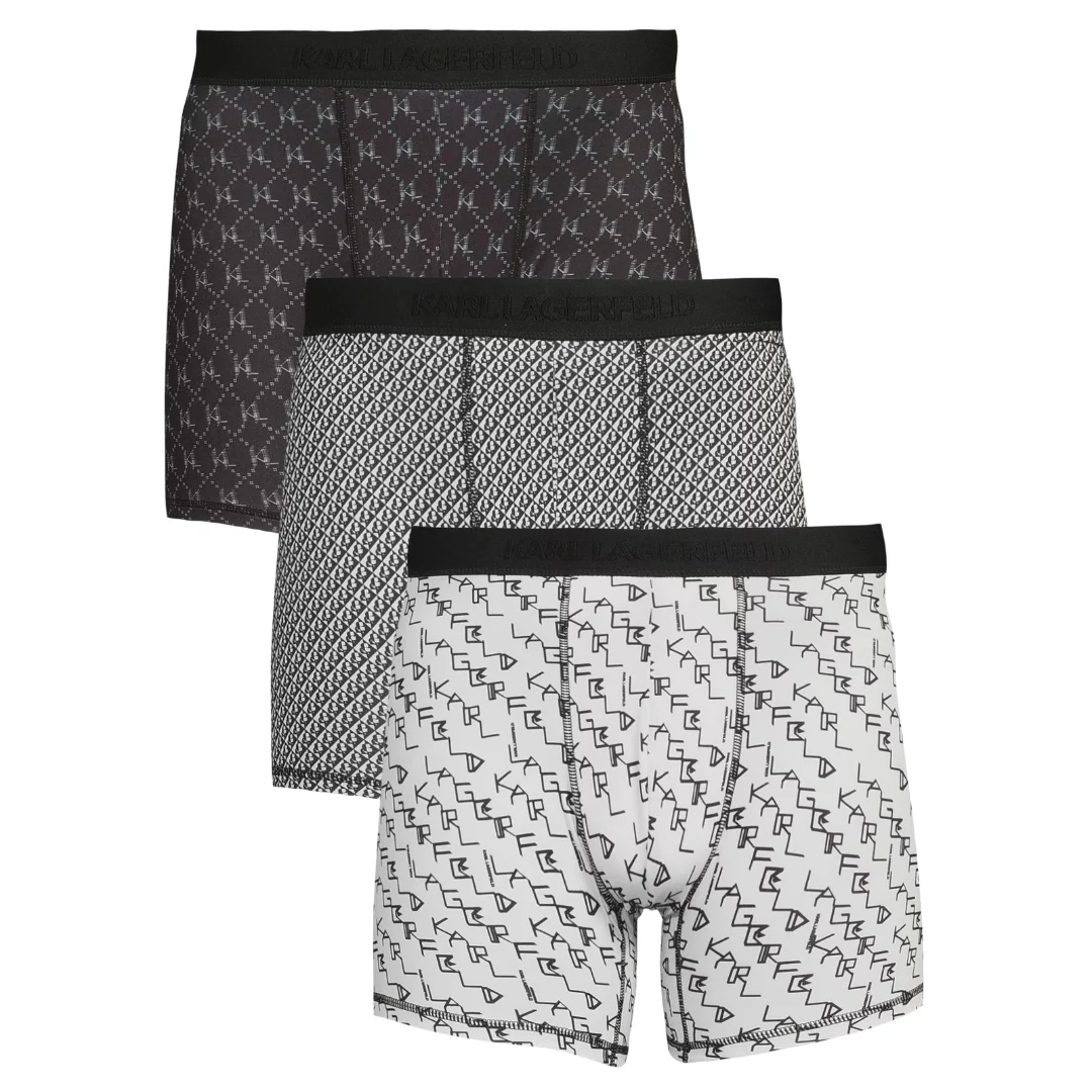 3-Pack Karl Lagerfeld Paris Men's Karl Boxer Briefs