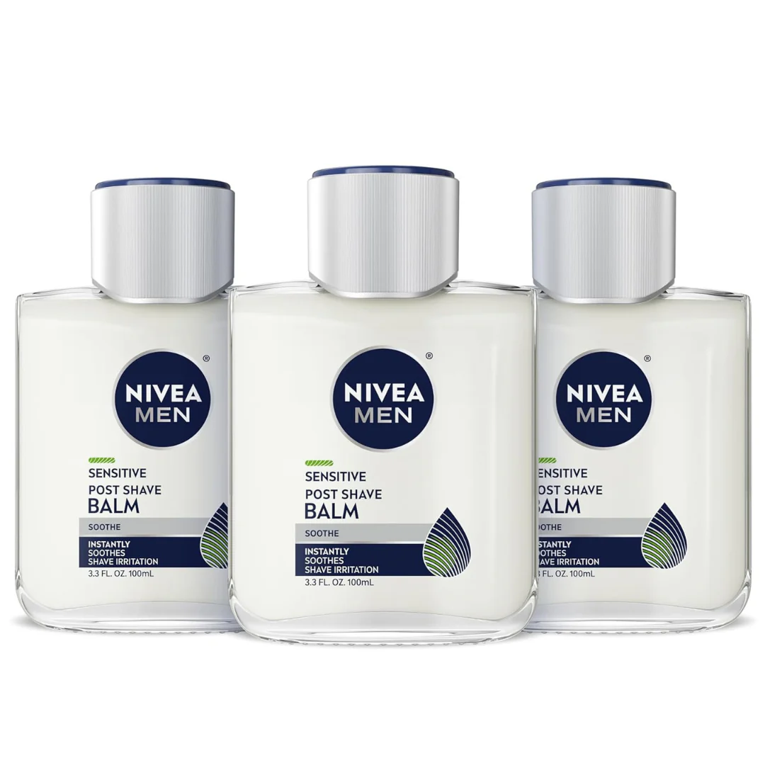 3-Pack Nivea Men Sensitive Soothing Post Shave Balm (3.3 fl oz)