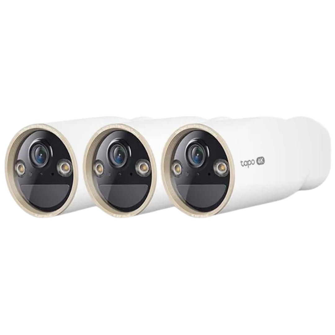 3-Pack Tapo 4K Ultra HD Outdoor Battery Security Camera