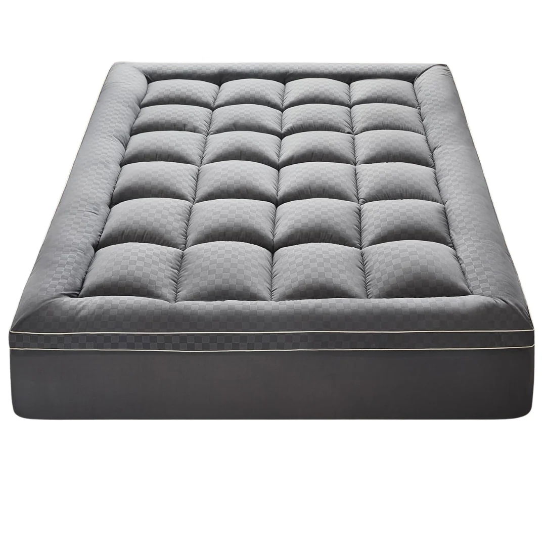 3'' Queen Size Mattress Topper Fluffy Pillow Topper