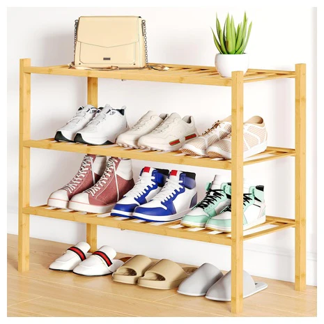 3 Tier Bamboo Shoe Organizer