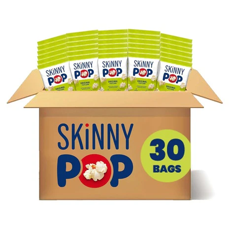 30 SkinnyPop Original Popcorn Snack Bags