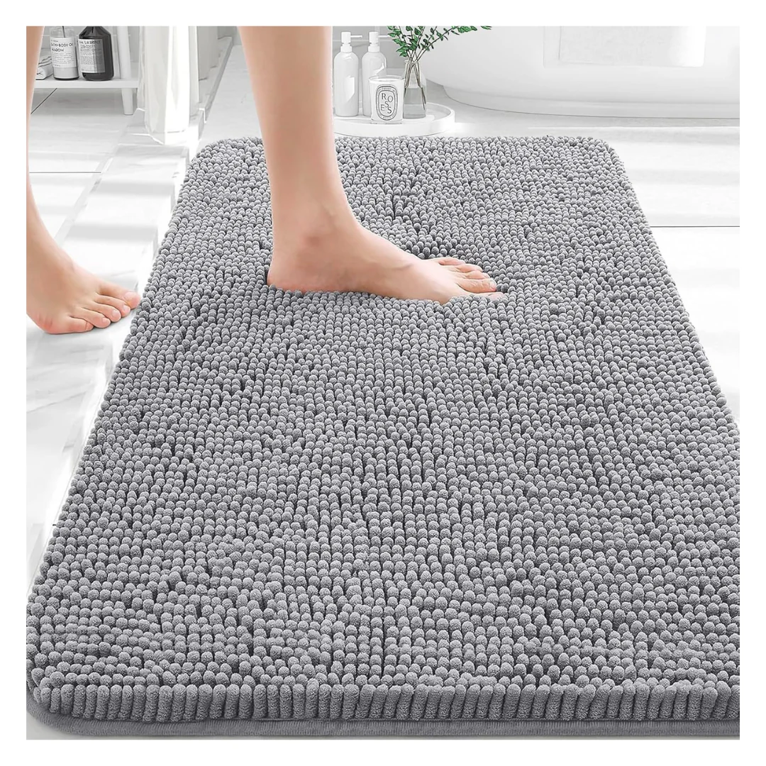 30" x 20" Extra Soft Absorbent Chenille Bath Rugs
