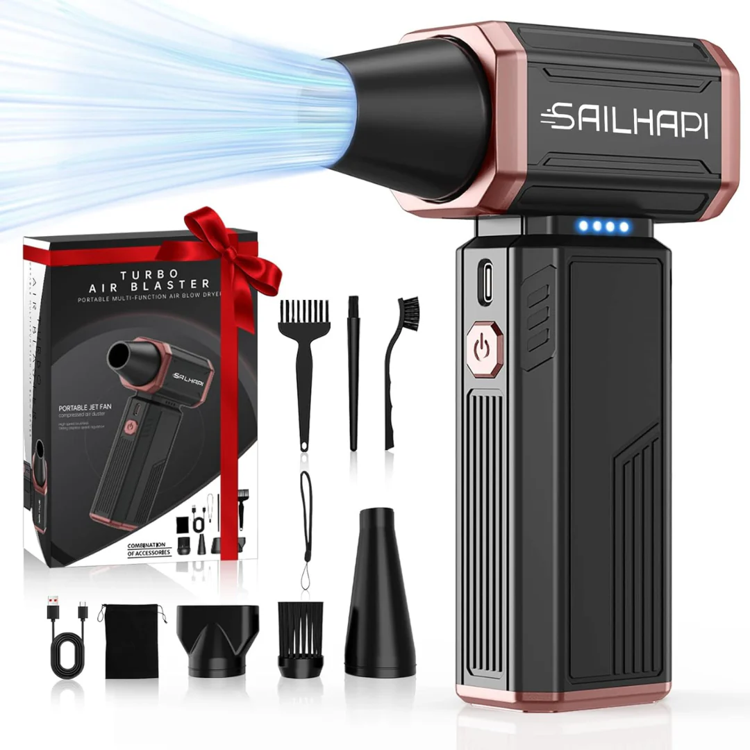 300000 RPM Rechargeable Electric Compressed Air Duster