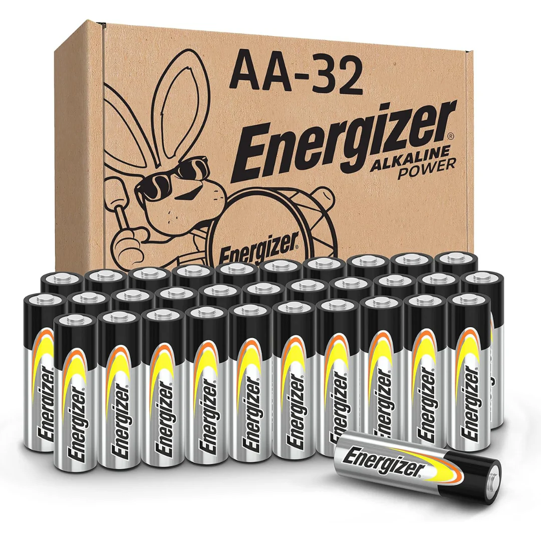 32-Count Energizer AA Alkaline Batteries