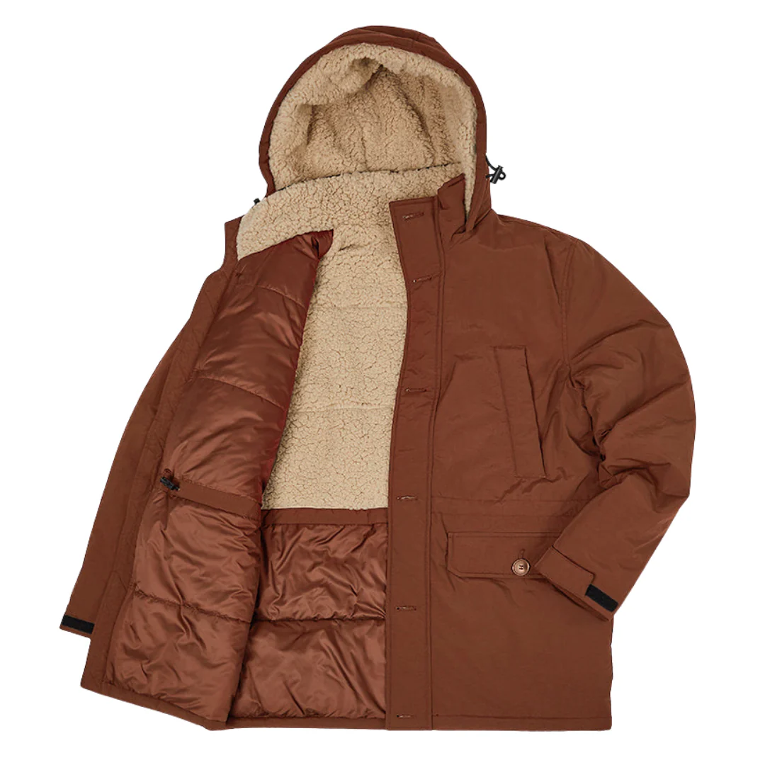 32 Degrees Men's Commuter Tech Sherpa-lined Parka