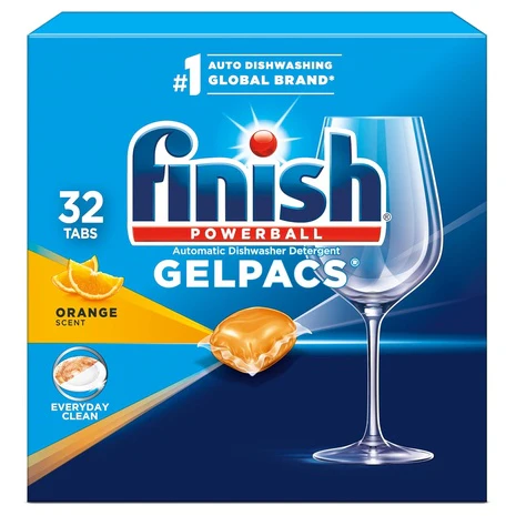 32 Finish Dishwasher Detergent Gelpacs