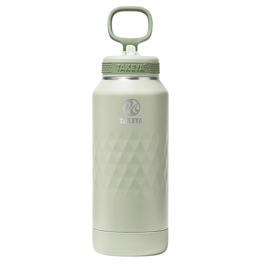 32 Oz Takeya Sport Triple-Insulated Stainless Steel Water Bottle