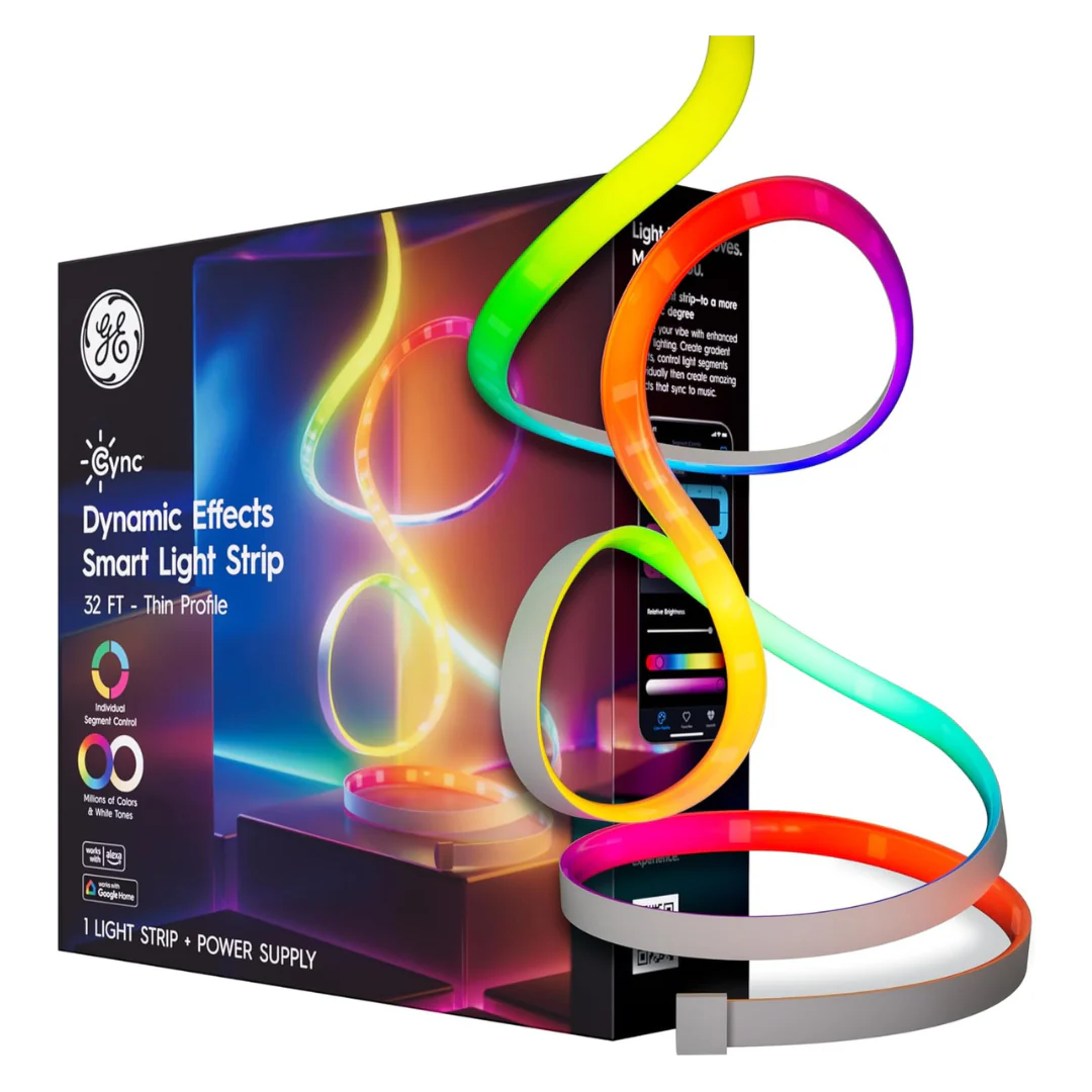 32ft GE Cync Dynamic Effects Indoor Smart LED Light Strip