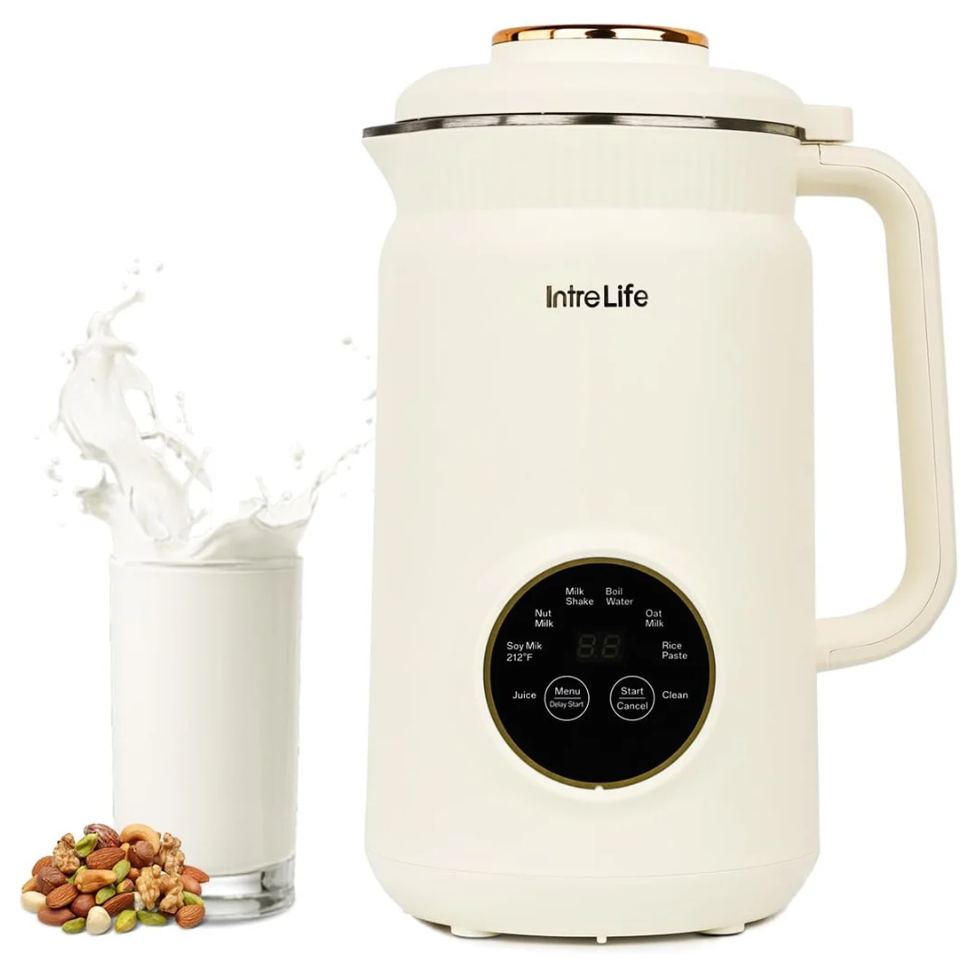 34oz IntreLife 8-in-1 Soy Nut Milk Maker Machine